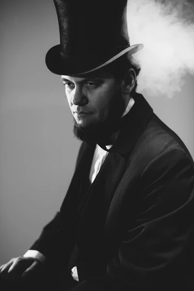 エイブラハム ・ リンカーンの文字の肖像画 — ストック写真