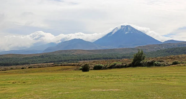 Mt tongariro und mt ngauruhoe — Stockfoto