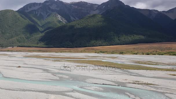 Insenature di Waimakariri — Video Stock