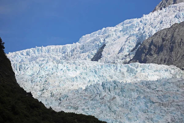 弗朗茨·约瑟夫冰川的一部分 — 图库照片