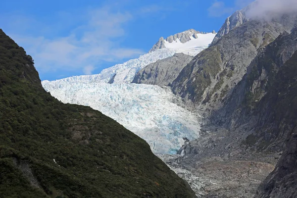 在弗朗茨·约瑟夫冰川的看法 — 图库照片
