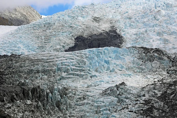 Colores y estructura del glaciar — Foto de Stock