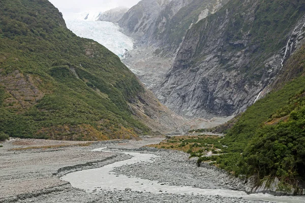 弗朗兹 · 约瑟夫冰川渺无音讯 — 图库照片
