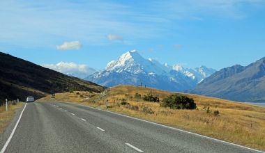 Trafik ve Mt Cook