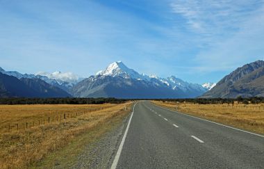 Tasman Vadisi aralığında Mt Cook