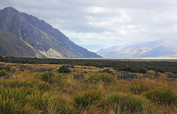 Tasman Valley - Новая Зеландия — стоковое фото