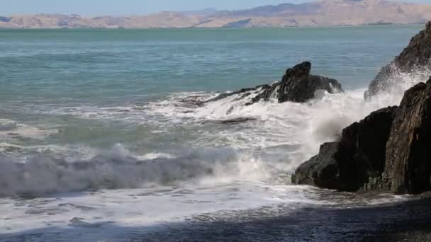 Bulutlu Bay - Yeni Zelanda — Stok video