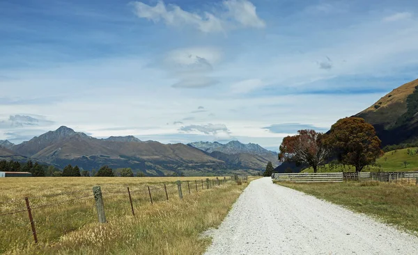 Landscape Lake Wakatipu Southern Alps New Zealand — Stock Photo, Image