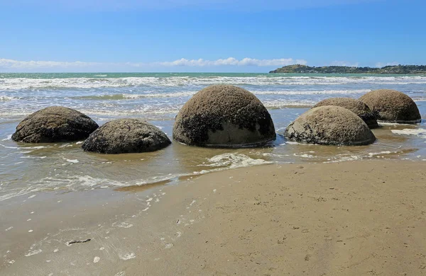 Moeraki Boulders Koekohe Beach New Zealand — Stock Photo, Image