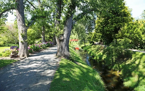 Romantická Ulička Oamaru Veřejné Zahrady Nový Zéland — Stock fotografie