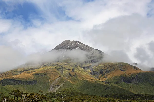 Taranaki Vulkán Taranaki Egmont National Park Zéland — Stock Fotó