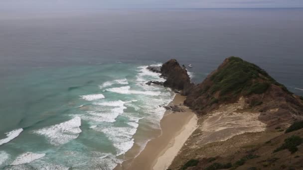 Beach Cape Reinga North Island Zéland — Stock videók