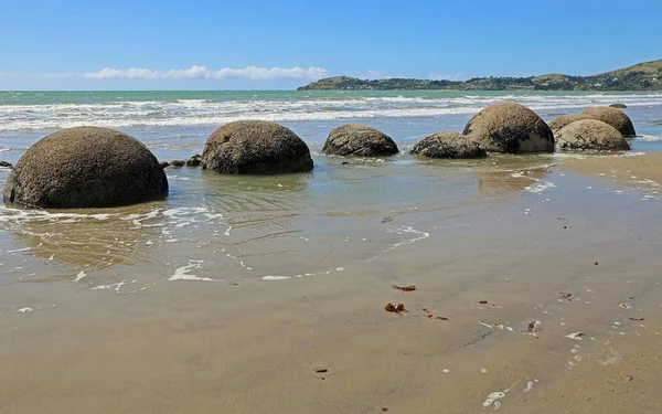 Koekohe Beach Moeraki Głazy Nowa Zelandia — Zdjęcie stockowe