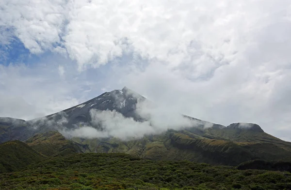 Fény Feletti Taranaki Taranaki Egmont National Park Zéland — Stock Fotó