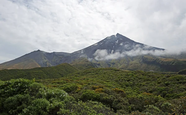 Vulcão Taranaki Parque Nacional Taranaki Egmont Nova Zelândia — Fotografia de Stock