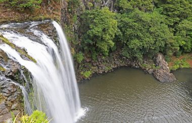 Hatea nehir ve Whangarei Falls - Yeni Zelanda
