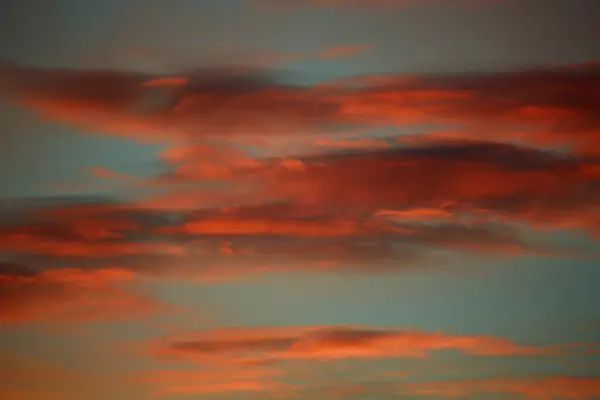 Solnedgång Moln Nya Zeeland — Stockfoto