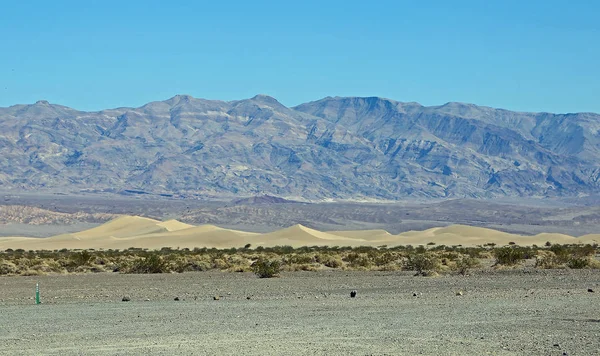 View Mesquite Flat Sand Dunes Death Valley National Park California — стоковое фото