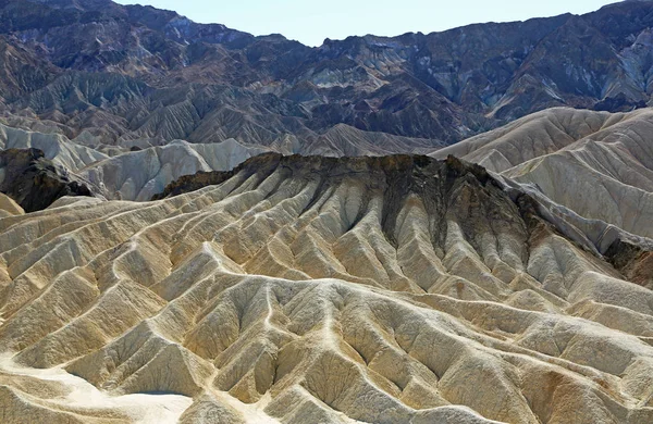 Erosional Landscape Zabriskie Point Death Valley National Park California — Stock Photo, Image