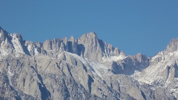 ホイットニー山 シエラ ネバダ カリフォルニア — ストック動画