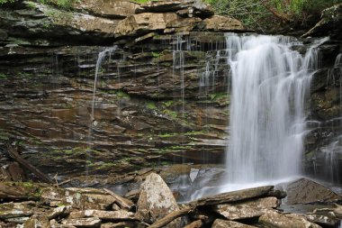 Middle Falls kapanıyor - Batı Virginia