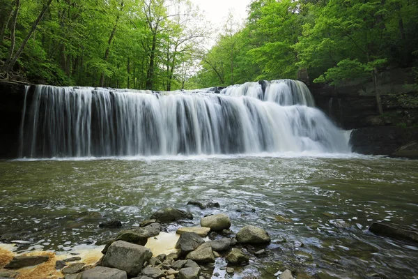Τοπίο Brush Creek Falls Δυτική Βιρτζίνια — Φωτογραφία Αρχείου