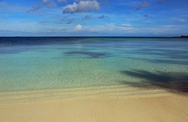 Idylliska Stranden Bahamas — Stockfoto