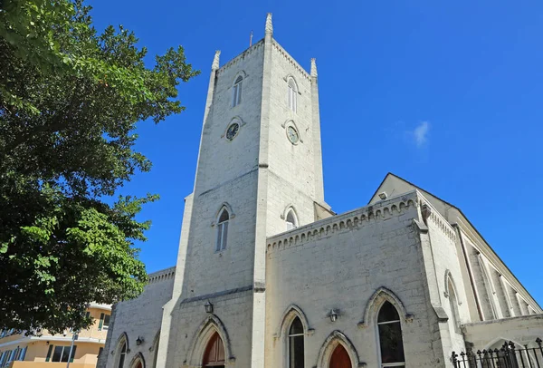 Vista Catedral Iglesia Cristo Nassau Nueva Providencia Bahamas — Foto de Stock