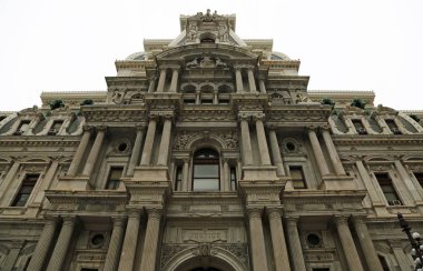 Belediye binasının güney cephesi, Philadelphia, Pennsylvania