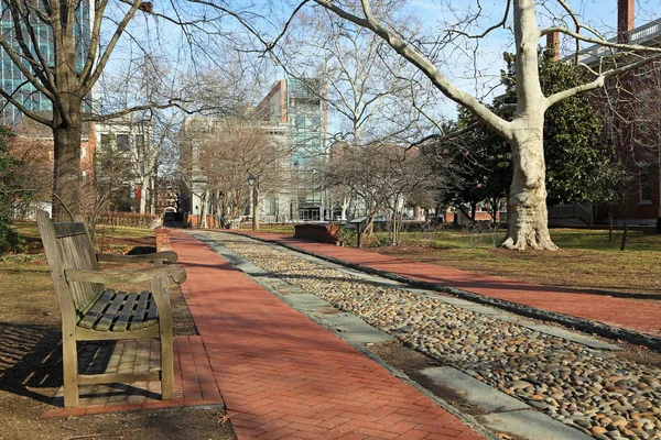 Idyllic Independence Square Filadelfia Pensilvania — Foto de Stock