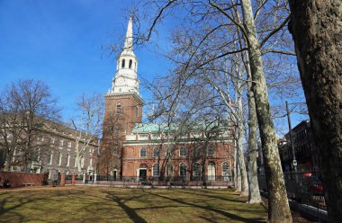 İsa Kilisesi ile manzara, 1744 - Philadelphia, Pennsylvania