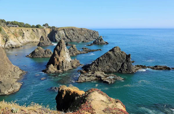 Blick Auf Hearn Guulch Mendocino County Kalifornien — Stockfoto