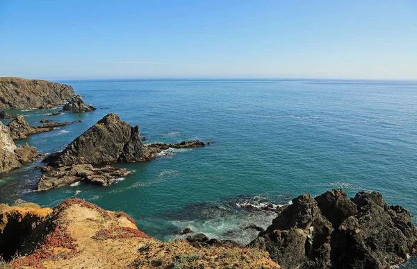 Uitzicht Vanaf Hearn Gulch Pacifische Kust Californië — Stockfoto