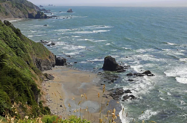 Crescent Beach Kliffen Pacifische Kust Californië — Stockfoto