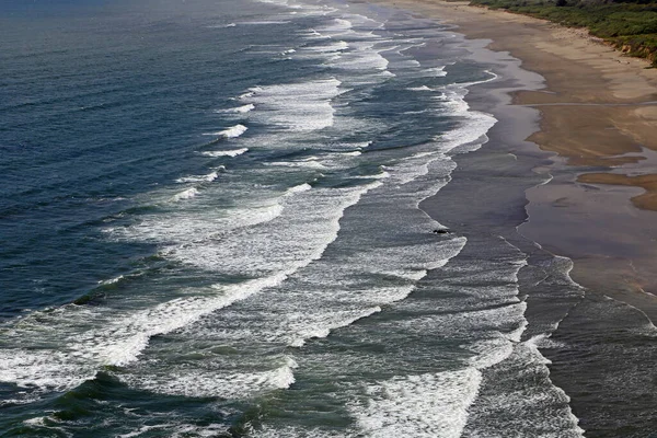 Fale Crescent Beach Wybrzeże Pacyfiku Kalifornia — Zdjęcie stockowe