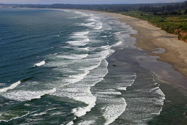 Paesaggio Idilliaco Con Crescent Beach Costa Del Pacifico California — Foto Stock