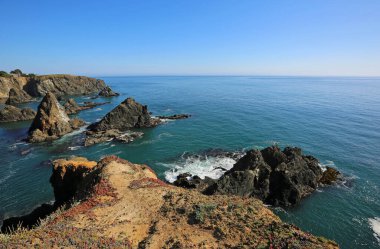 Pasifik Okyanusu 'ndaki Hearn Deresi - Kaliforniya' nın Pasifik Sahili