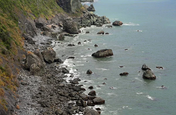 Скелі Скелі Океано Кламат Тихоокеанське Узбережжя Каліфорнії — стокове фото