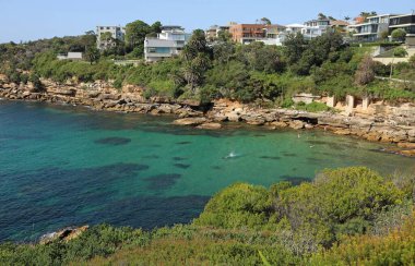 Clovelly Bay - Pasifik 'te Sahil Yürüyüşü, Sydney, New South Wales, Avustralya