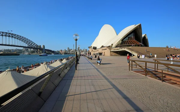 Promenada Opery Sydney Nowa Południowa Walia Australia — Zdjęcie stockowe