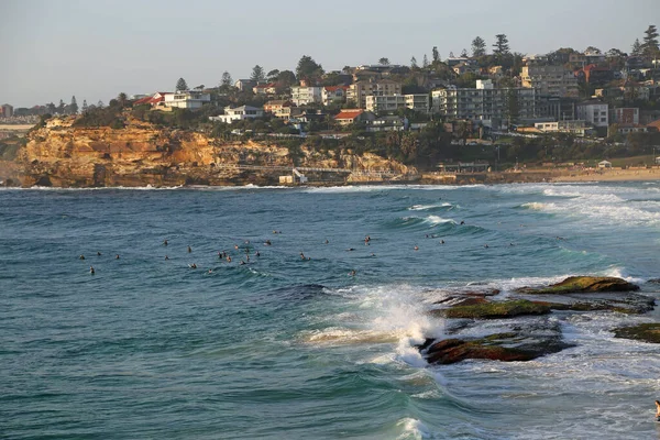 Surfers Bronte Beach Bay Coastal Walk Pacific Sydney New South — Stock Photo, Image