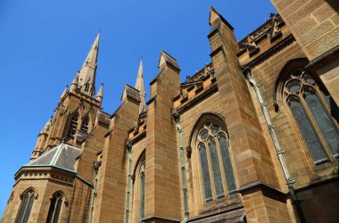 St Mary Katedrali 'nin doğu yakası - Sydney, New South Wales, Avustralya