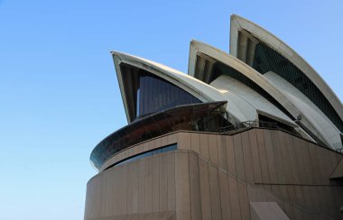Sydney Opera Binası 'nın doğu kanadı - Sydney, New South Wales, Avustralya