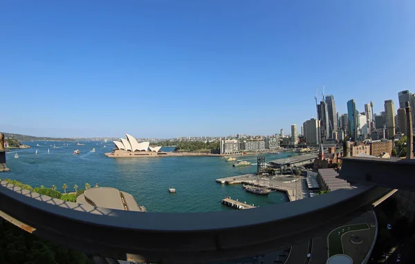 Panorama Depuis Harbor Bridge Sydney Nouvelle Galles Sud Australie — Photo