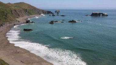 Blind Beach ile Panorama - California, ABD