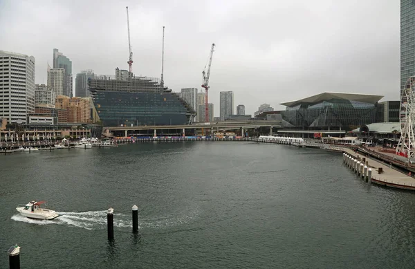 Utsikt Från Pyrmontbron Darling Harbour Sydney New South Wales Australien — Stockfoto