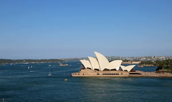 Opera Binasıyla Manzara Sydney New South Wales Avustralya 2020 — Stok fotoğraf