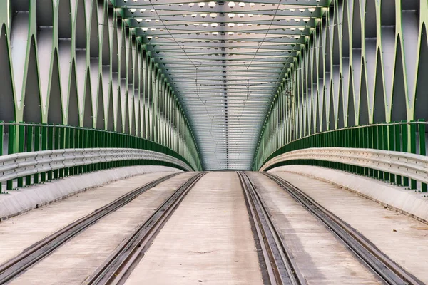 Most Přes Dunaj Bratislavě Slovensko Stock Fotografie