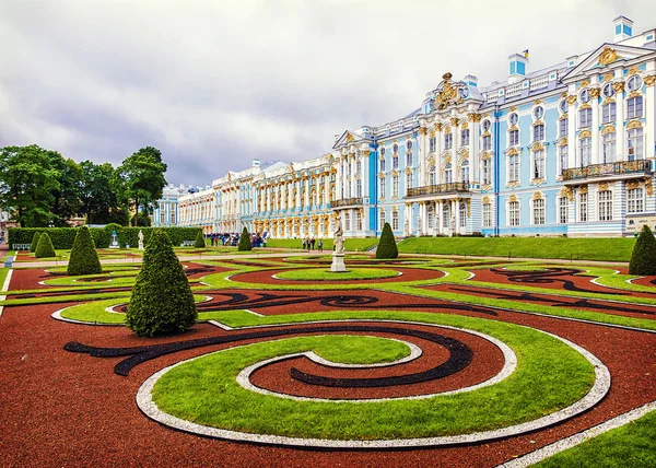 Palácio Catherine em Tsarskoye Selo, São Petersburgo, Rússia — Fotografia de Stock