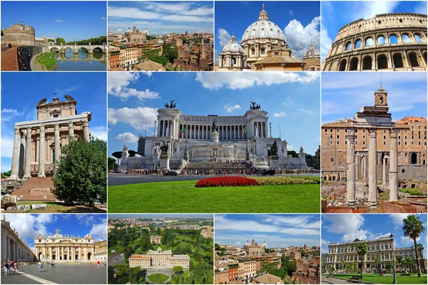 Collage des attractions d'Europe . — Photo